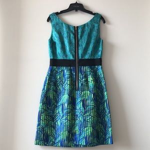 Phoebe Couture Dress Sleeveless Turquoise Green 4